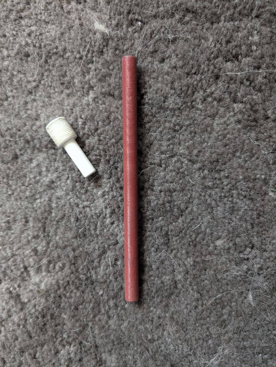5/8x24 Threading & Alignment Guide Rod (.357 / 9mm) - Parametric