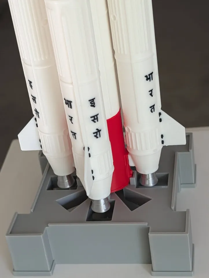 ISRO GSLV Mk II (GSLV-F17) 1:100 Scale Rocket with Magnetic
