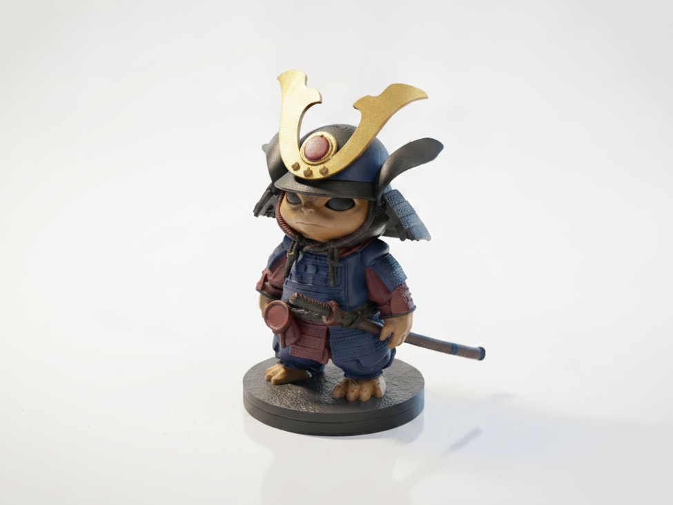 Samurai Grogu Figurine Star Wars 3D Printable