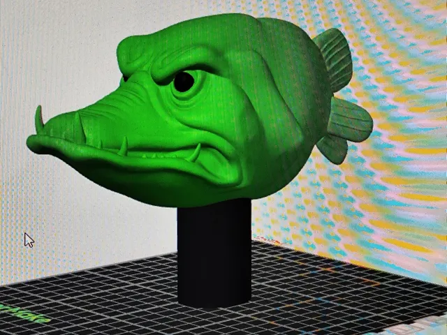 pike model for fishermen