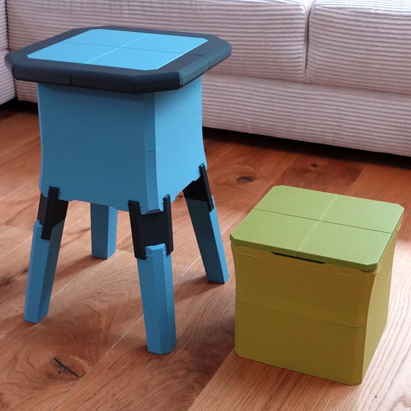 Stool is the box by Gazzaladra | Download free STL model