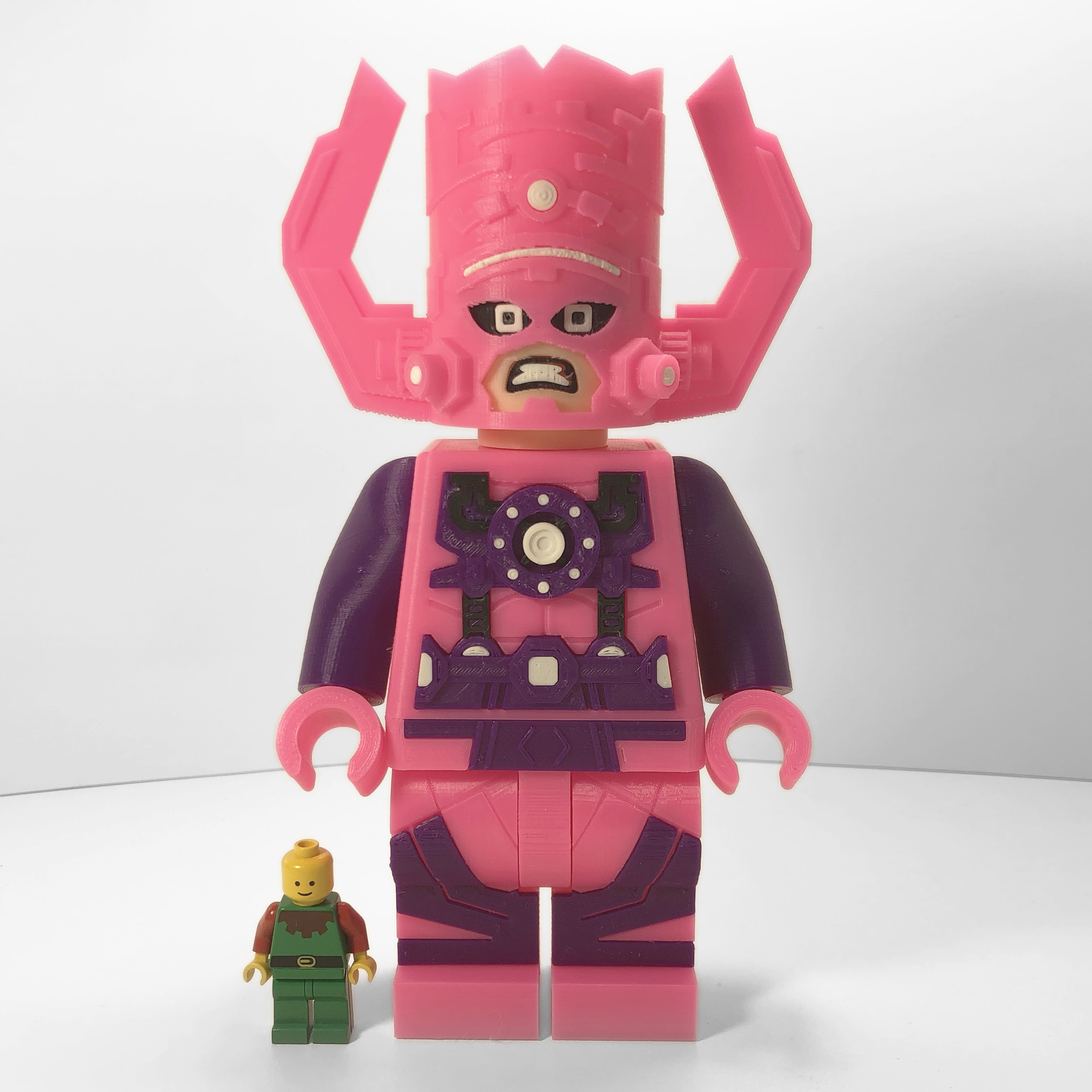 Giant Galactus Lego Style Mini Figure Lookalike Moveable