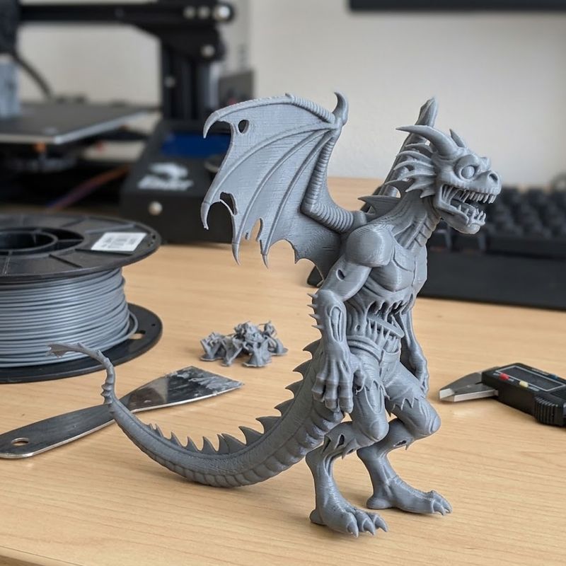 monstrous dragon by gabi123 | Download free STL model | Printables.com