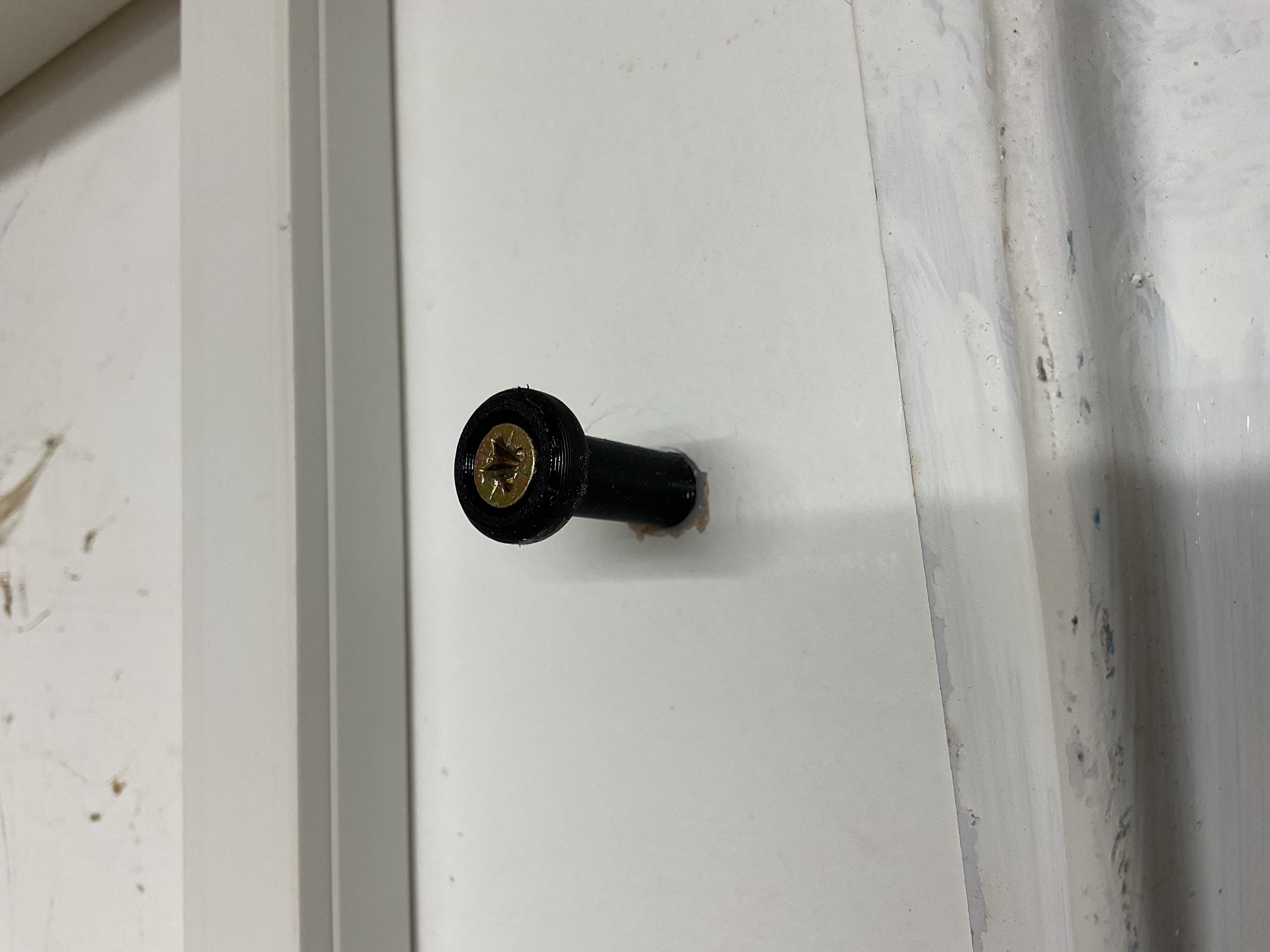 Simple screw in hook / knob 3D model