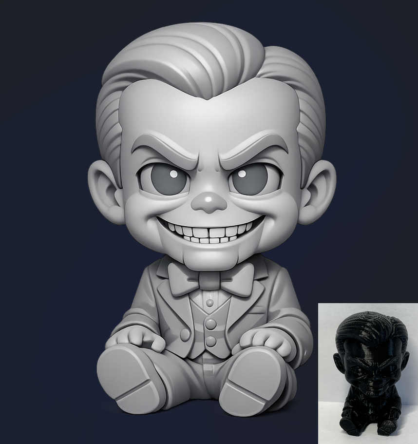 Chibi Slappy (Goosebumps) 3D model by Ninomalbinho
