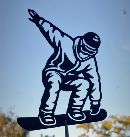 Snowboarder – 2D Wall Art