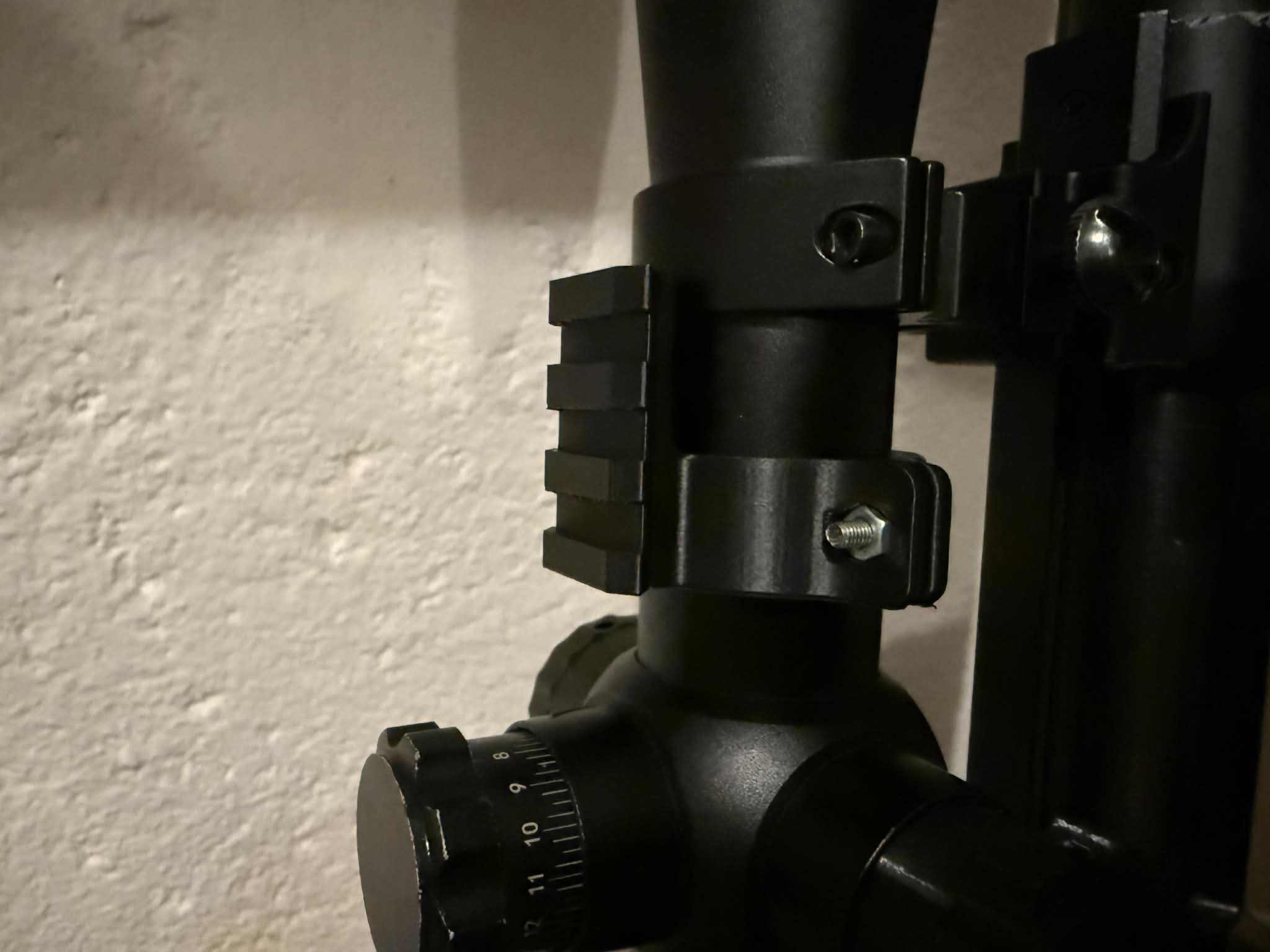 R.I.S. rail holder for 30mm riflescope