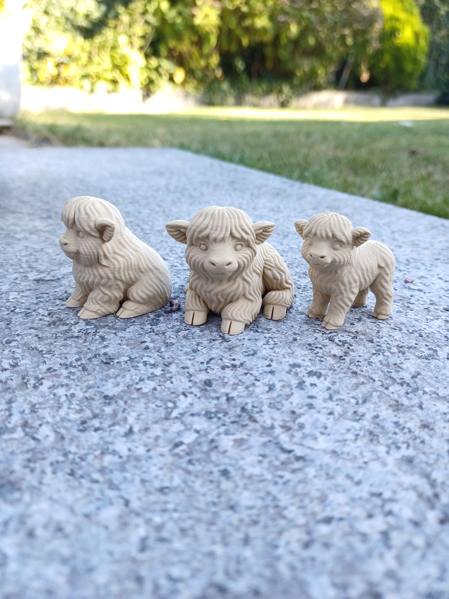 Wee Highland Coos — Mini Trio