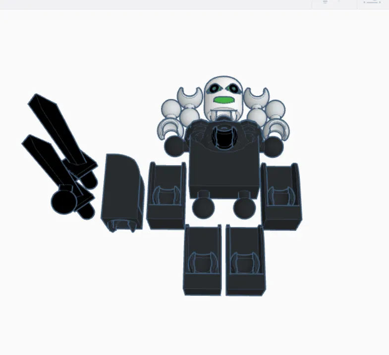 Articulated Pursuer from Die of Death Roblox Figure by FanBlox