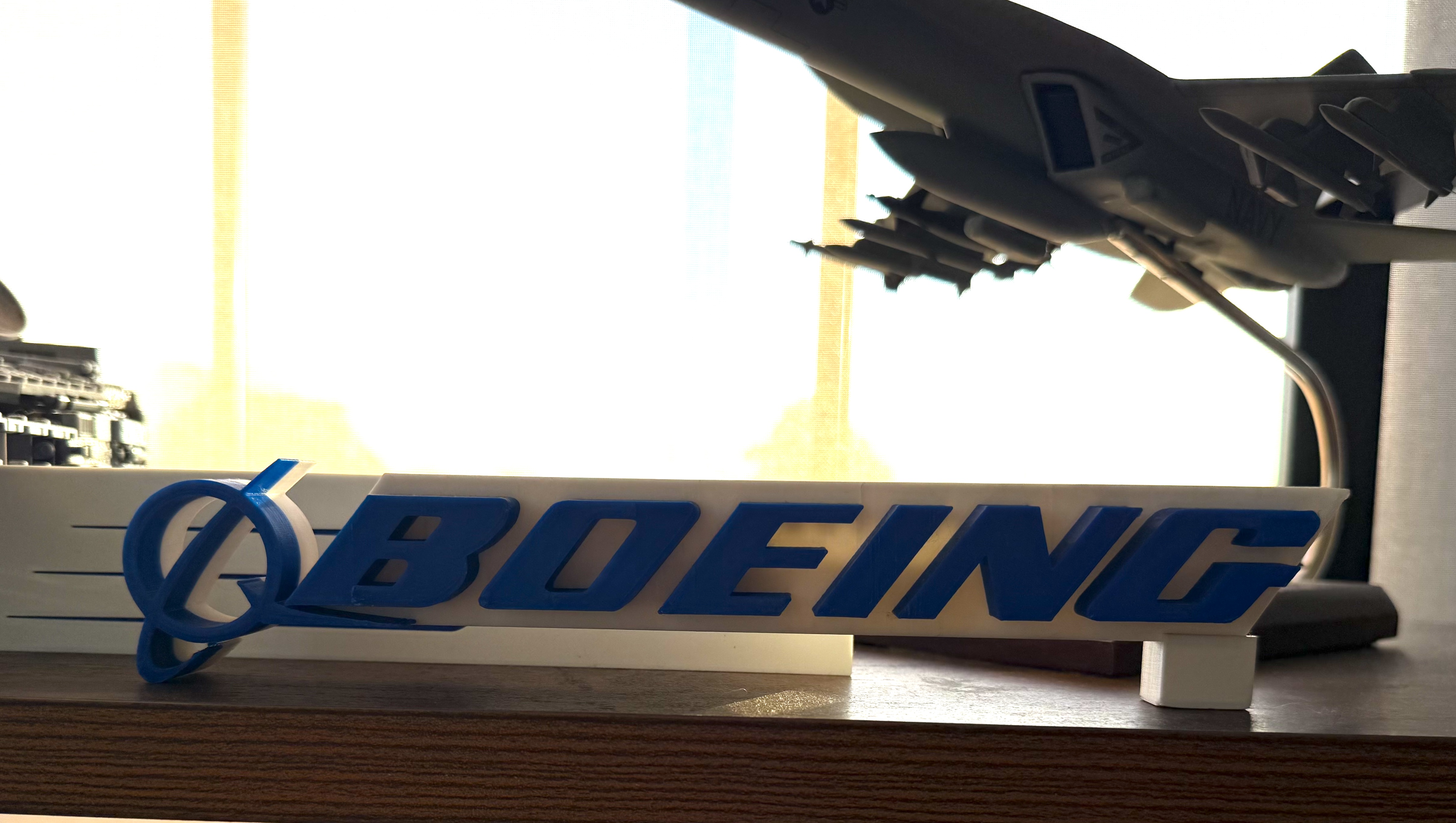 Boeing Logo Wall Hanging/Table Top Decoration