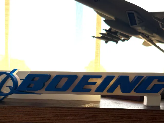 Boeing Logo Wall Hanging/Table Top Decoration