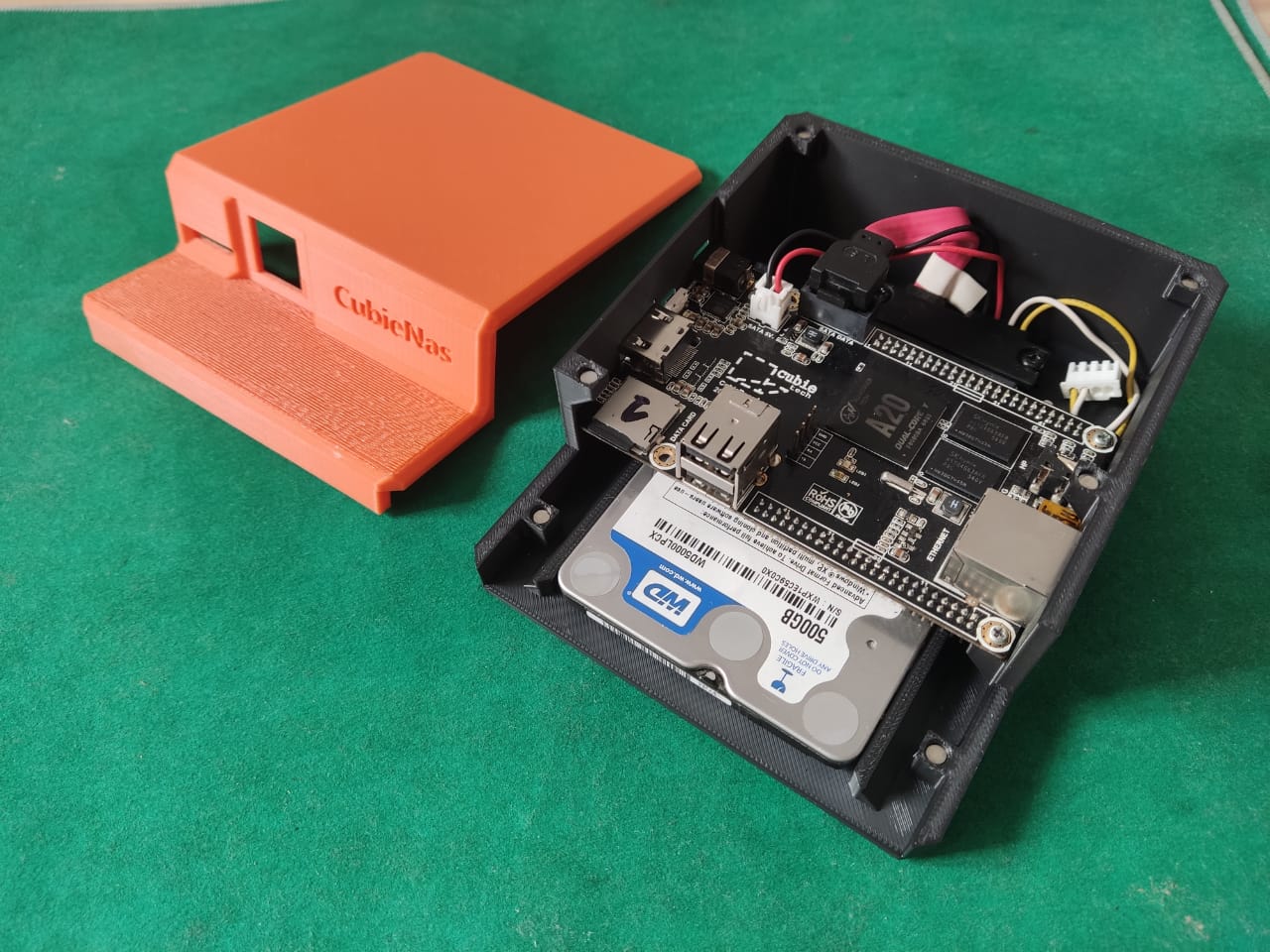 Cubieboard 2 NAS Case for 2.5 HDD/SSD | Gabinete NAS para Cubieboard 2 con HDD/SSD de 2.5"
