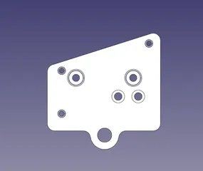 Ender 5 mount for CoPrint ChromaHead