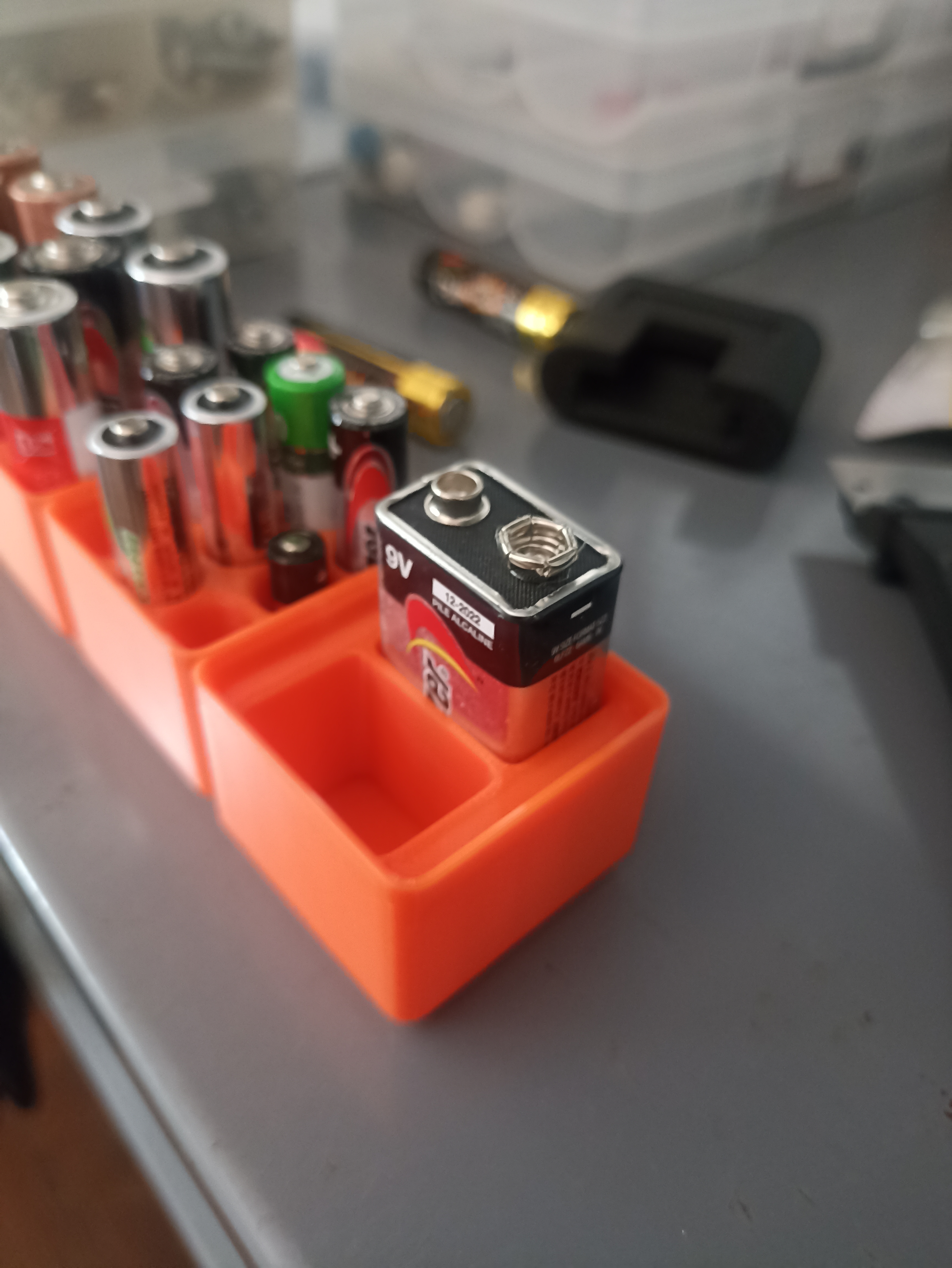 Battery Holders - Gridfinity - 9V x2