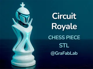 Circuit Royale "King" - chess piece
