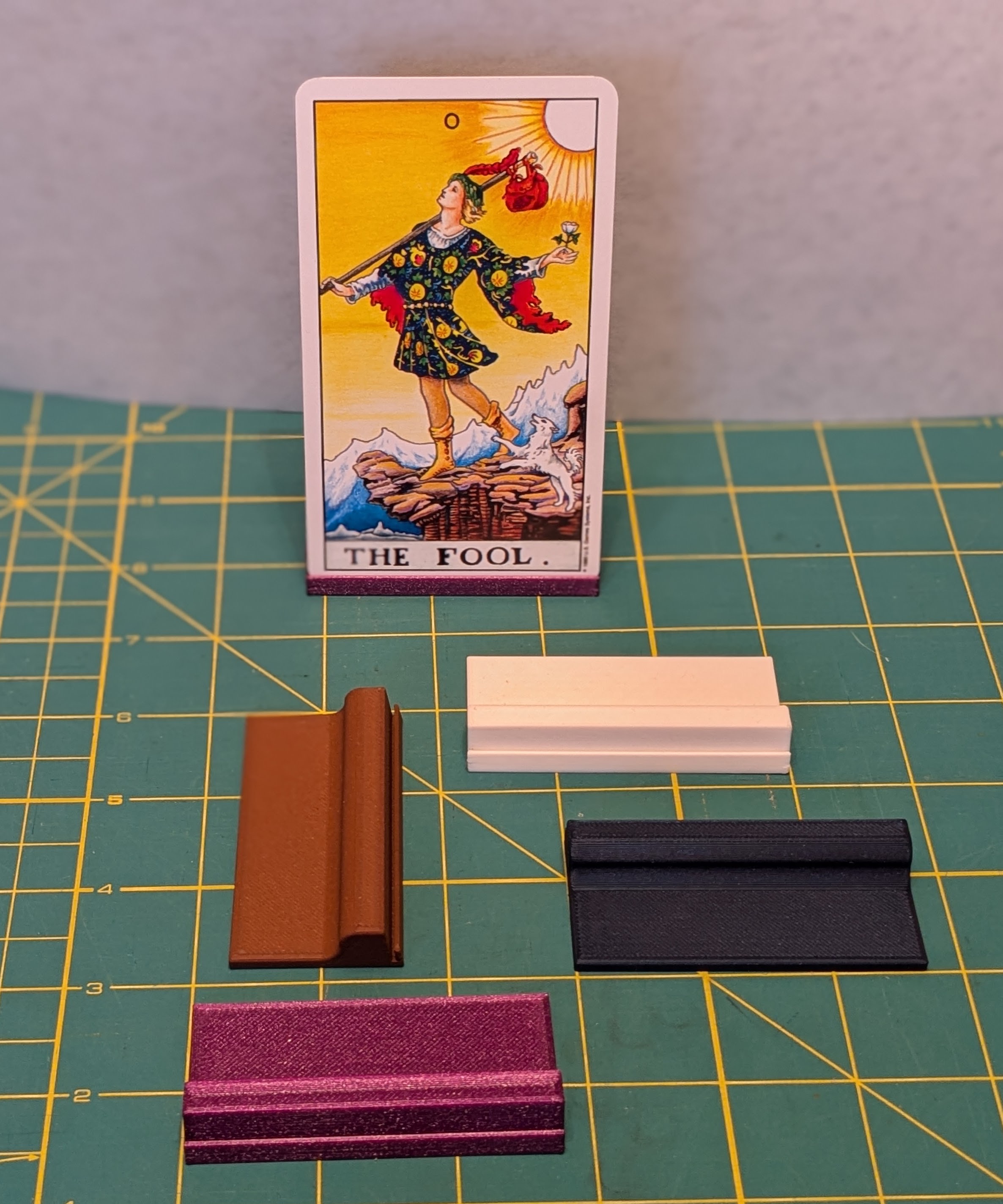 Tarot Card Holder - Straight and Tapered Versions