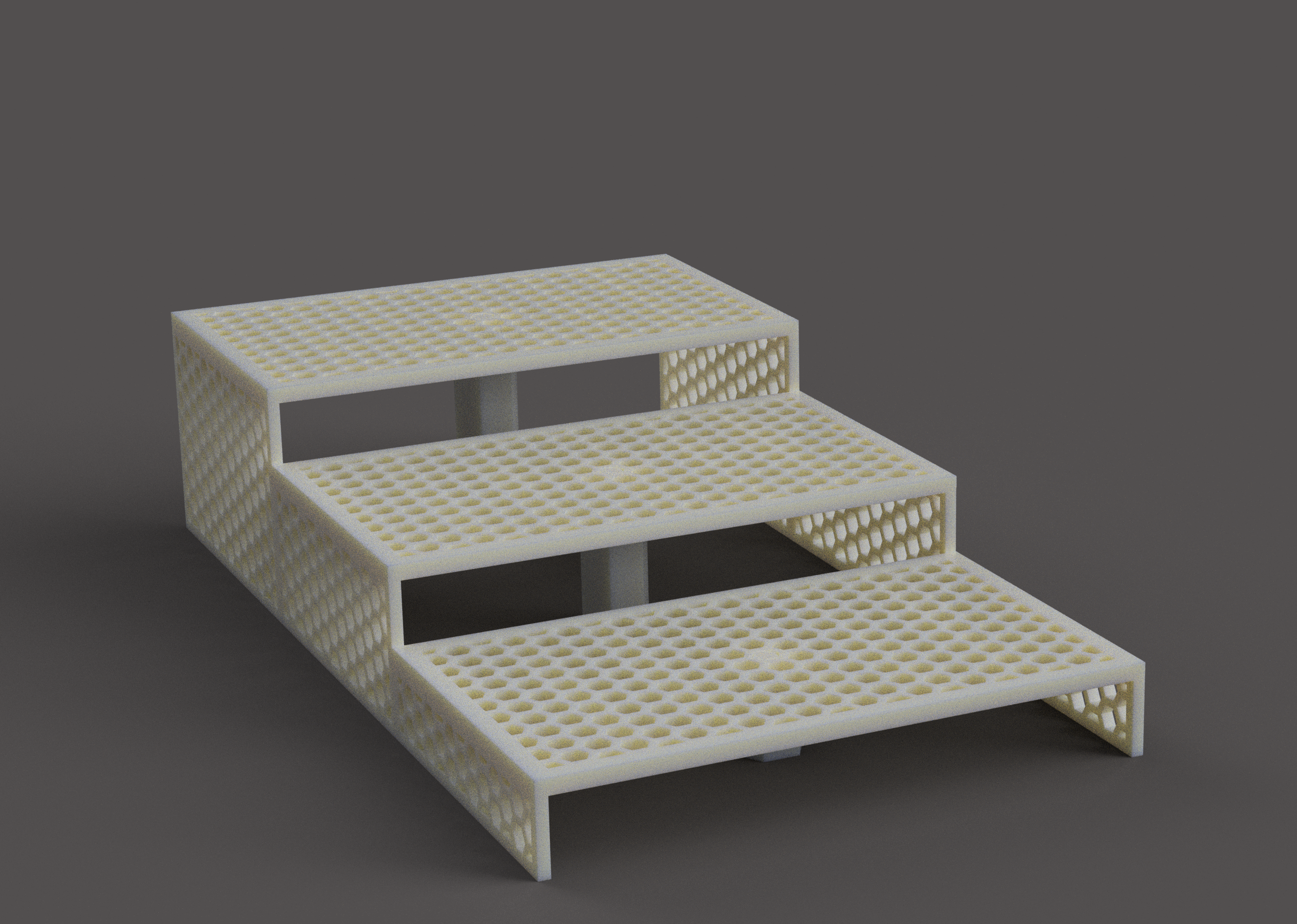Modular stands for various items on your shelf-desk
