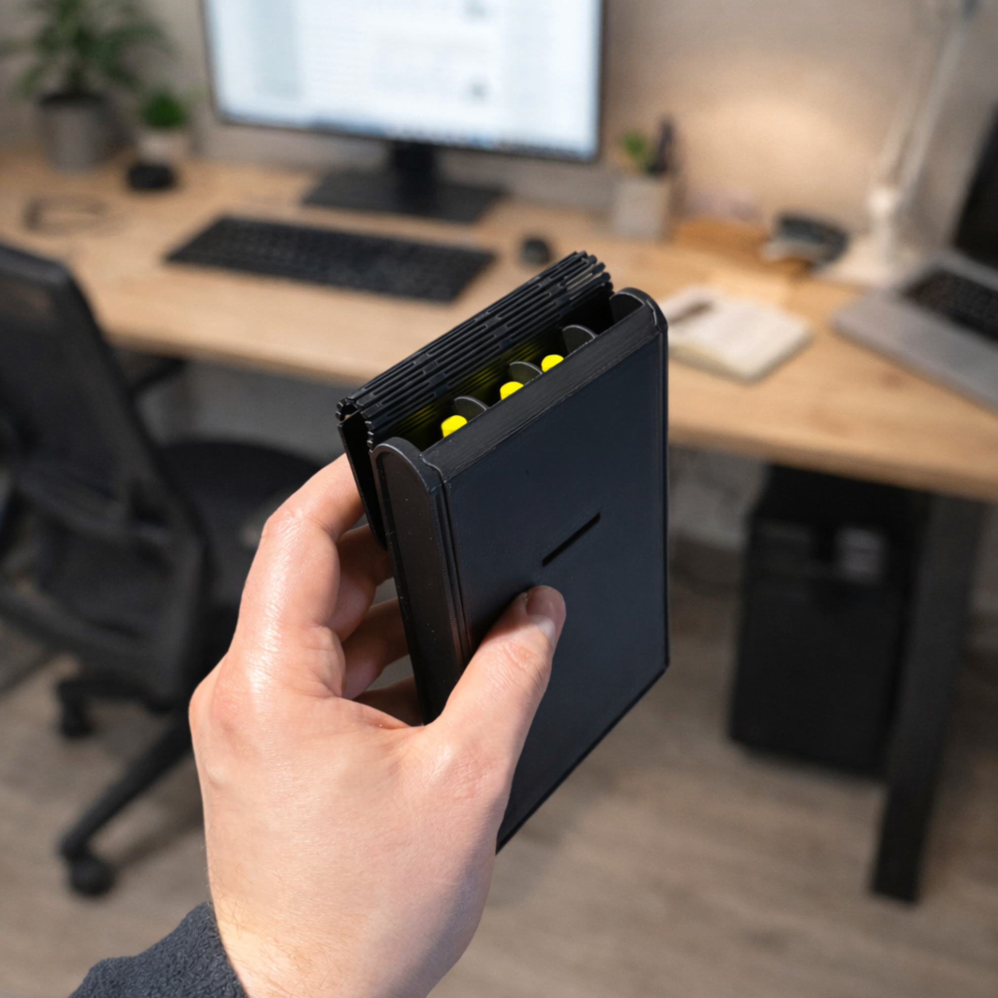CASE WITH INLETS (PRINT IN PLACE) / PENCIL CASE / NO SUPPORTS / FLEXI / ORGANIZER / HOMEDECOR / DESK — thumbnail 3