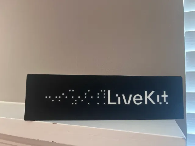 LiveKit Free Standing Sign