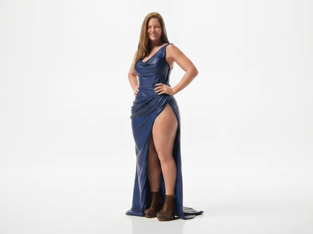 Elegant Woman Evening Gown Figurine 3D Printable