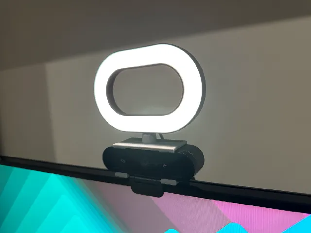 IKEA STÄNKREGN mount for Logitech Brio 4K webcam
