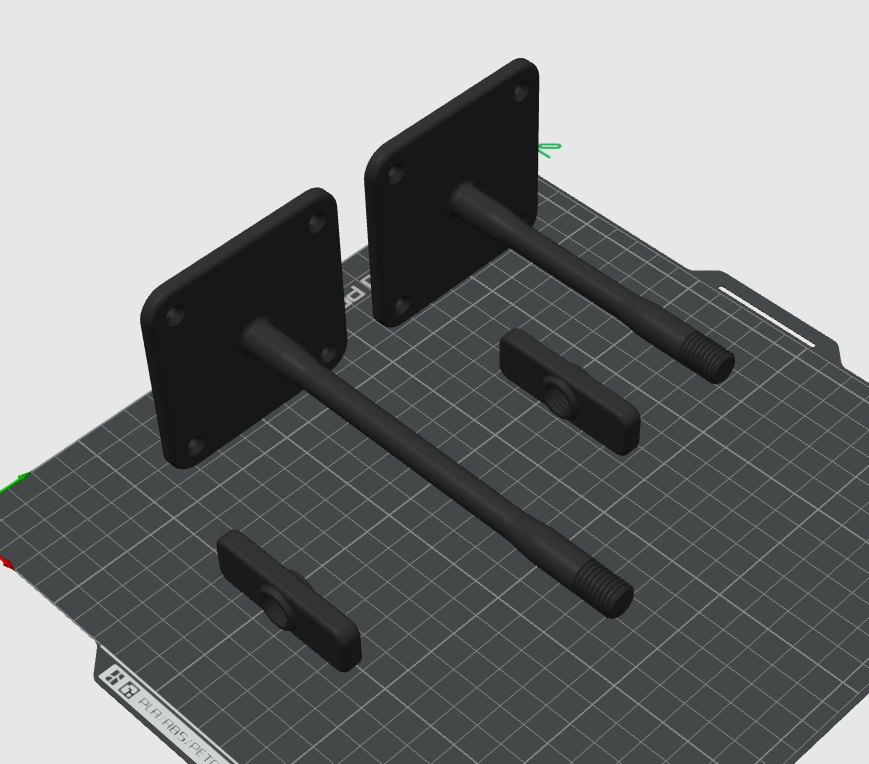 Thru axle wheel wall mount