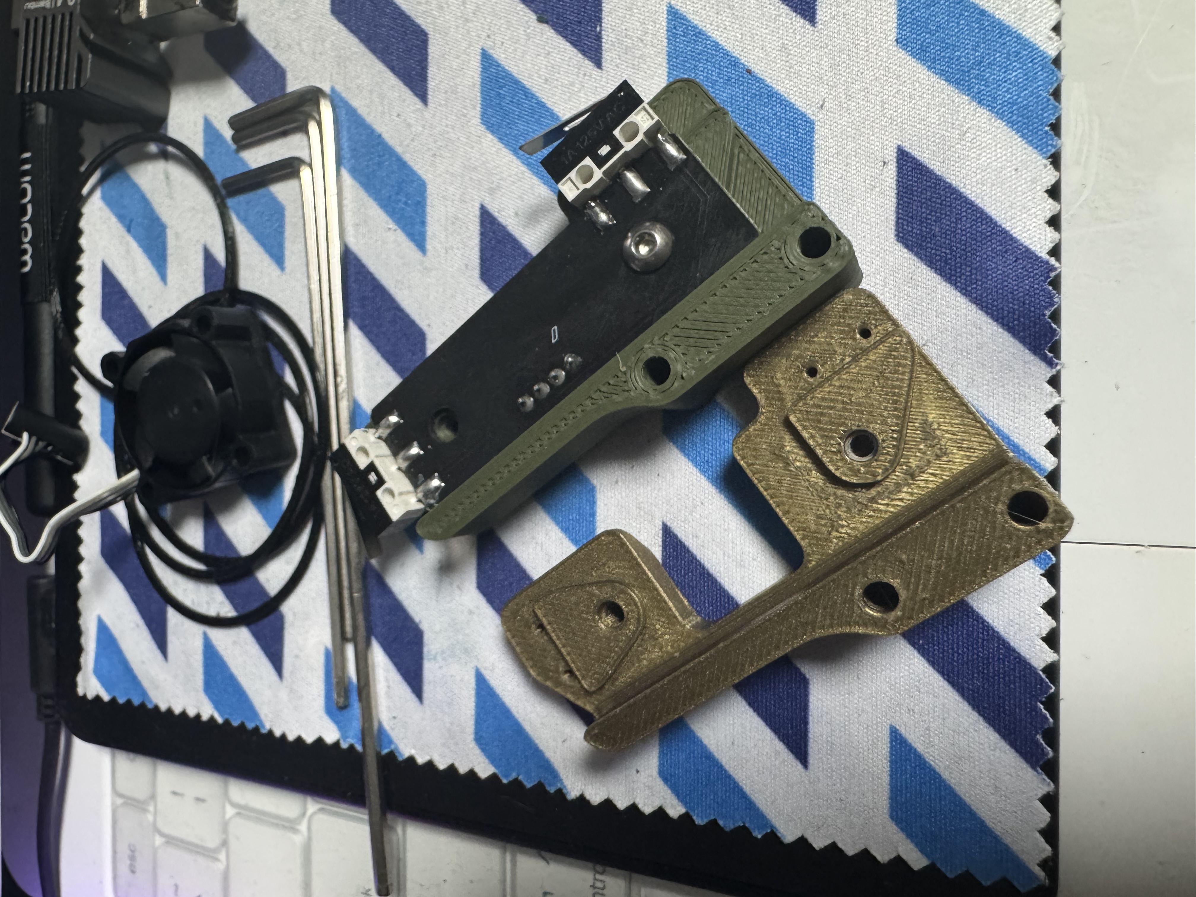 voron trident xy endstop pod for MGN12