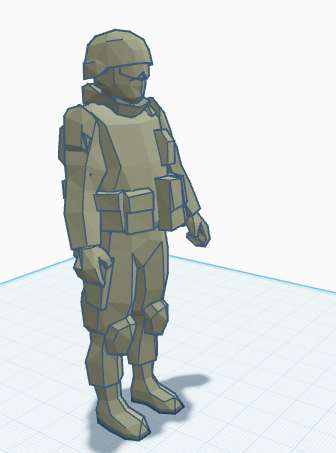 Toy Army man without a gun