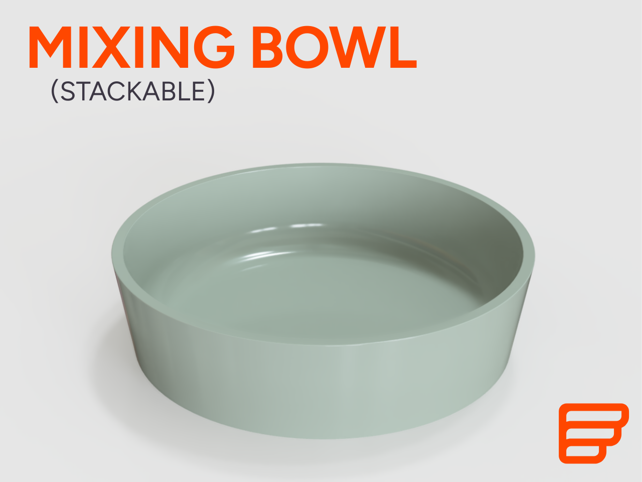 Small Stackable Mixing Bowl