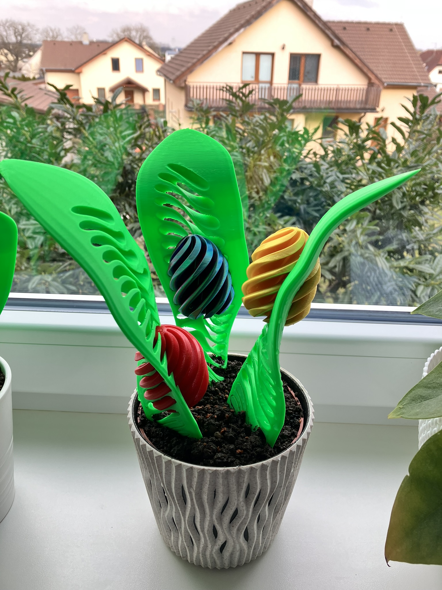 Easter Flower with passthrough Eggs