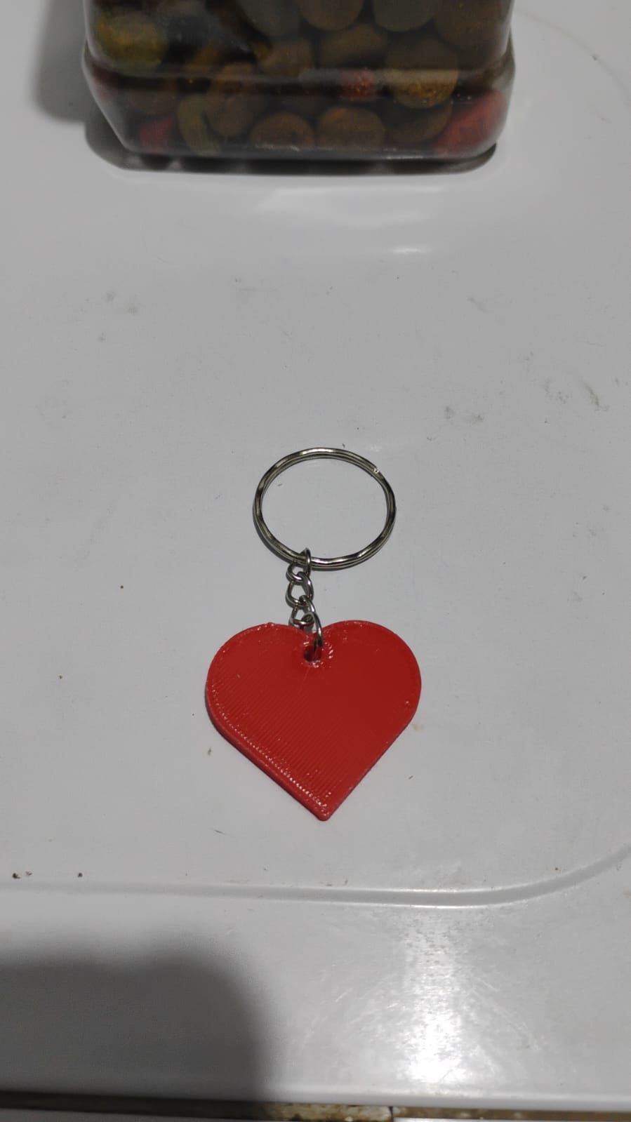 llavero de corazon