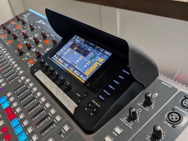 Behringer X32 Mixer Display Screen Sun Hood