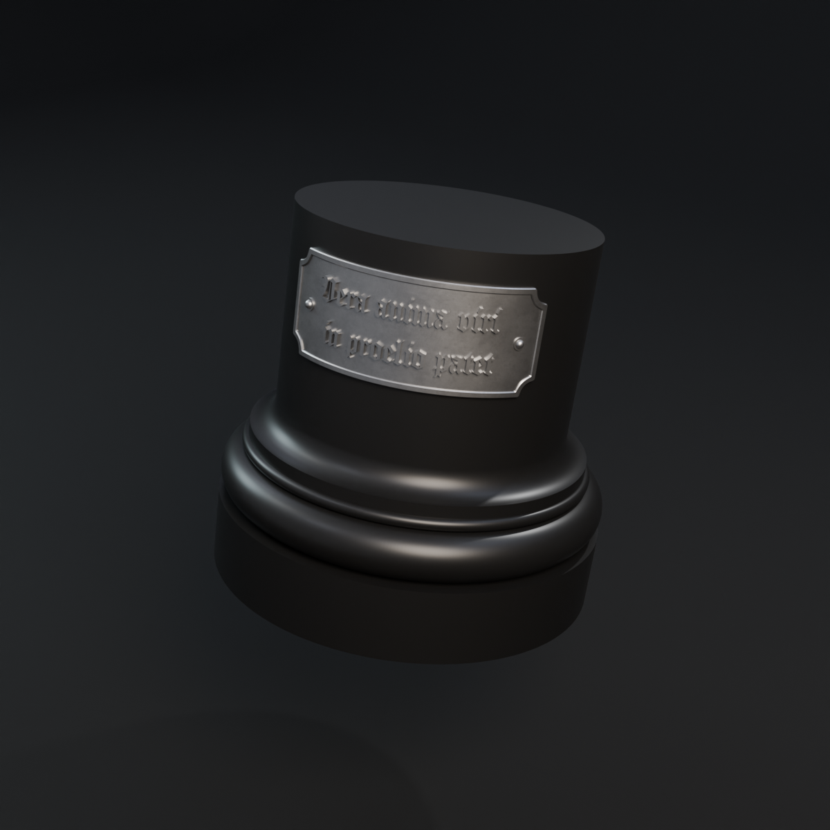 Yet another round display base (50 mm)