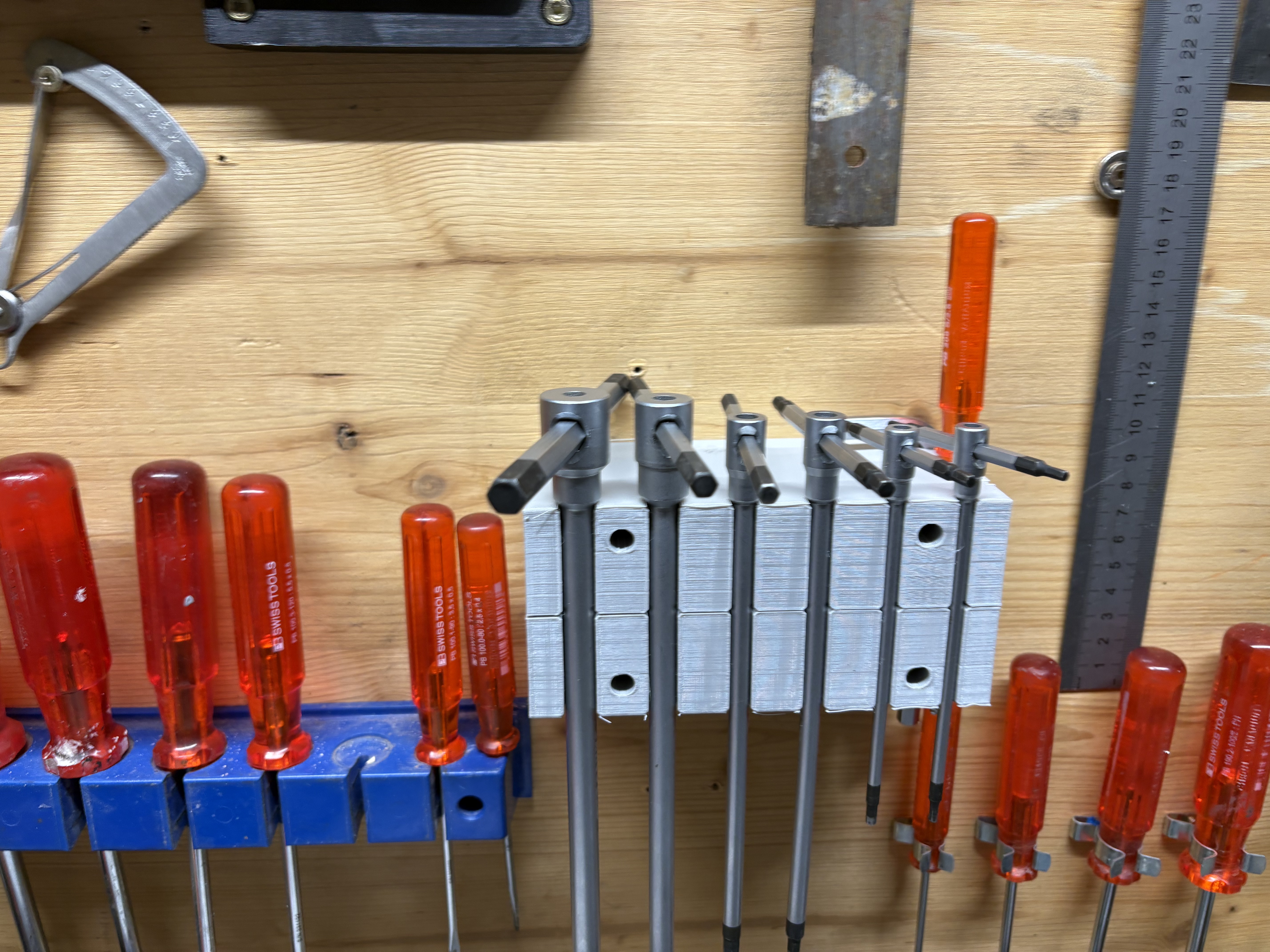 T-Handle Hex Wall Holder Allen Key Holder Bahco and others