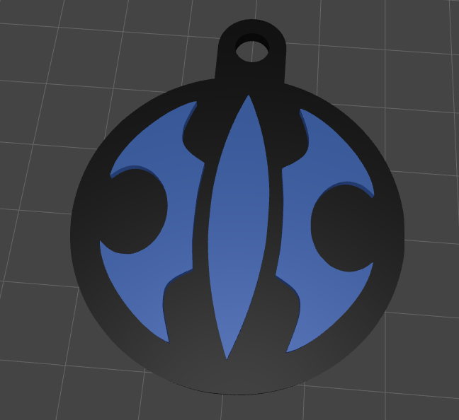 Bakugan Aquos Keychain - Llavero