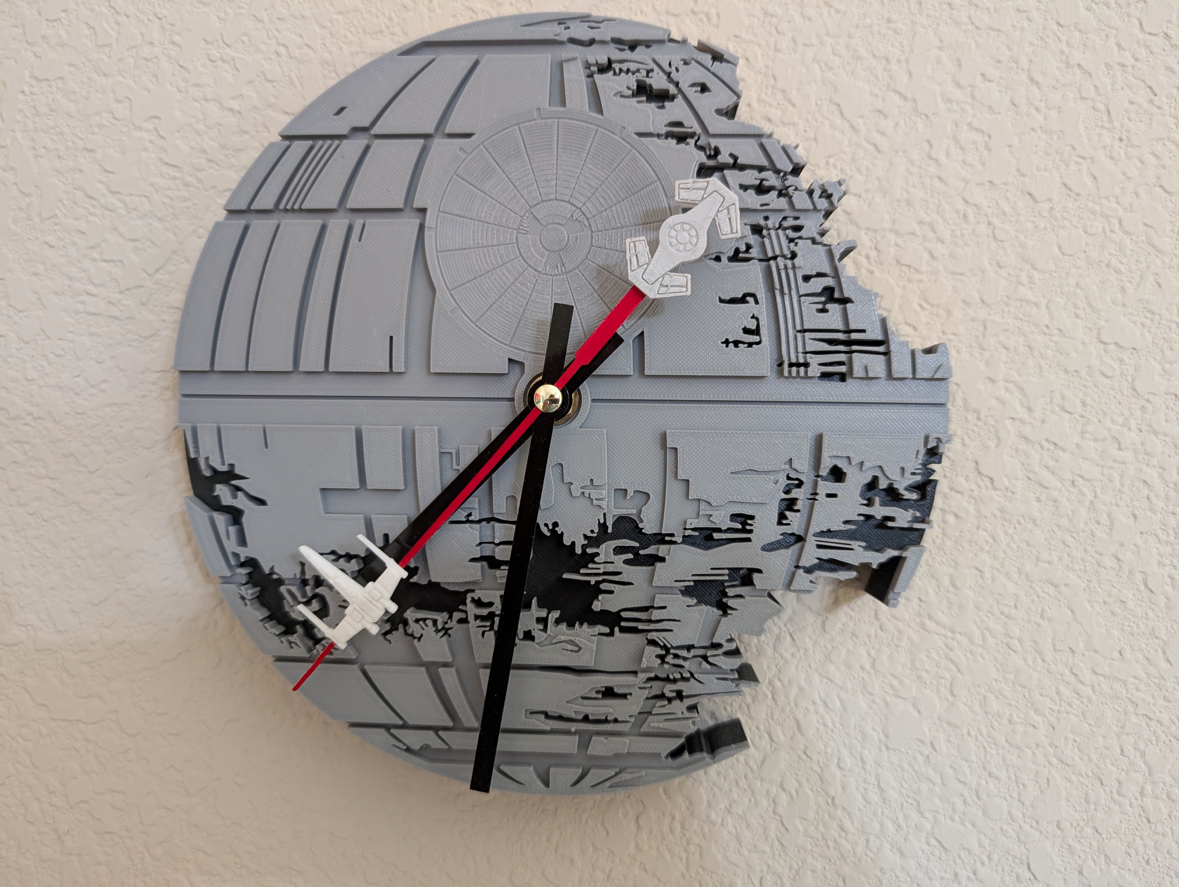 Tie Fighter for Death Star Clock