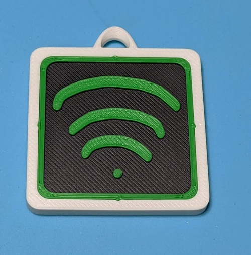NFC Stickers 36mm Keychain