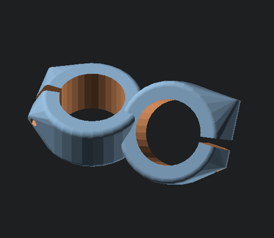 Miniatura 7 do modelo 3D Single/Double Clamp Customizable
