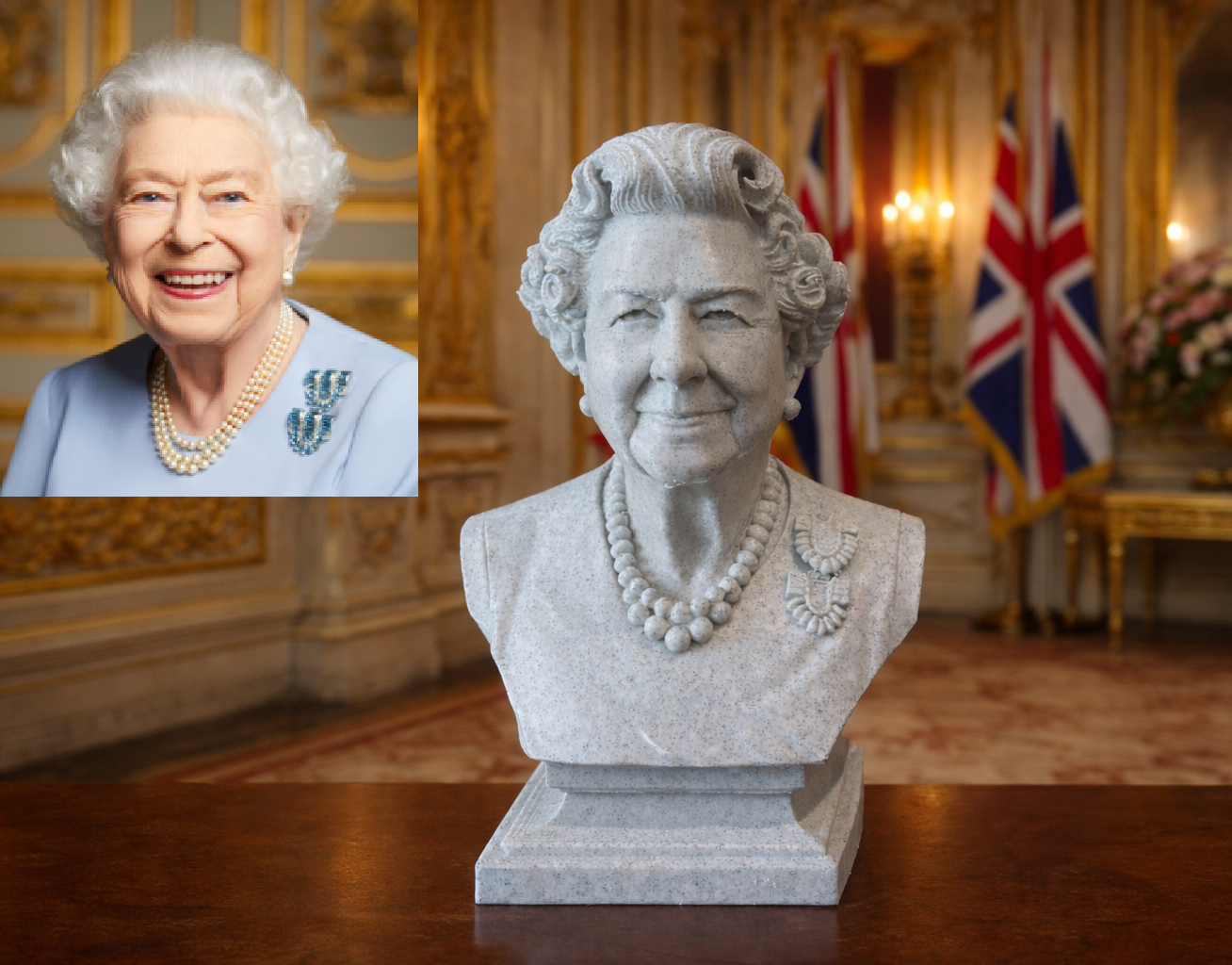 Elizabeth II Alexandra Mary – Bust