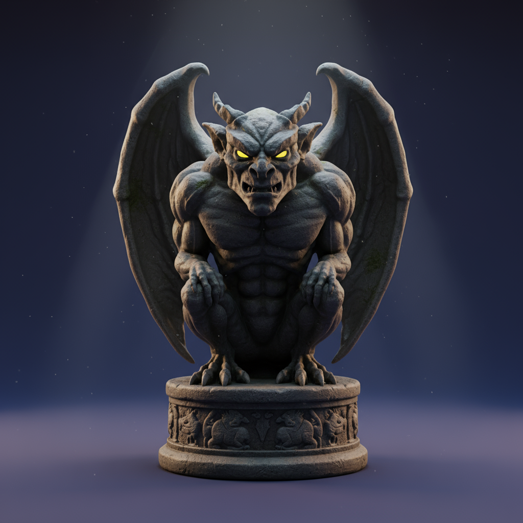Gothic Gargoyle Idol