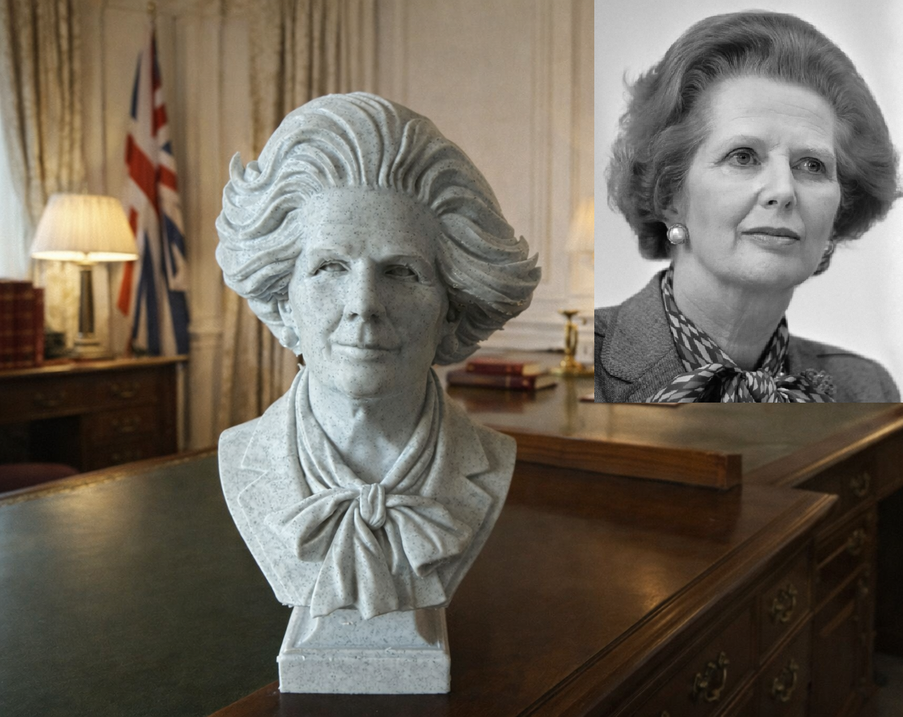 Margaret (Hilda Roberts) Thatcher — Bust