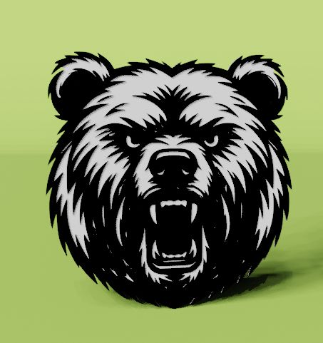 Angry bear