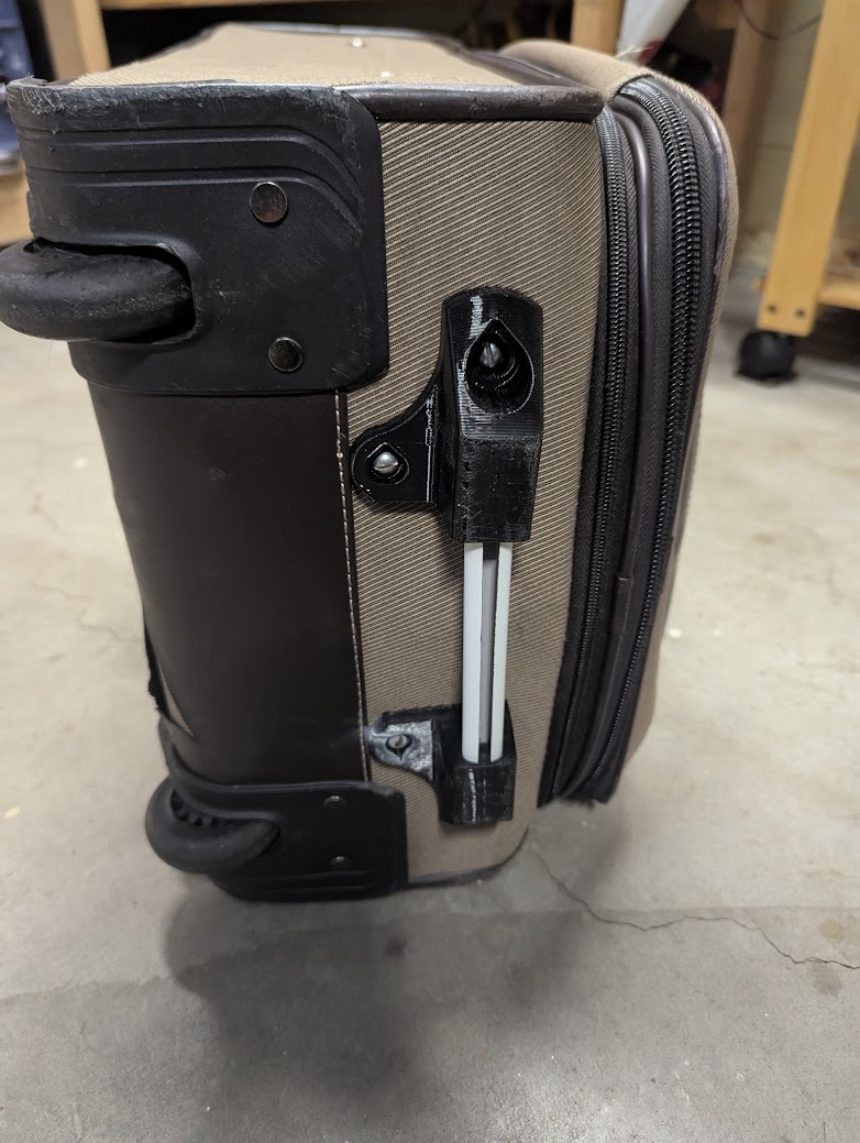Suitcase Bottom Feet/Handle Replacement — thumbnail 4