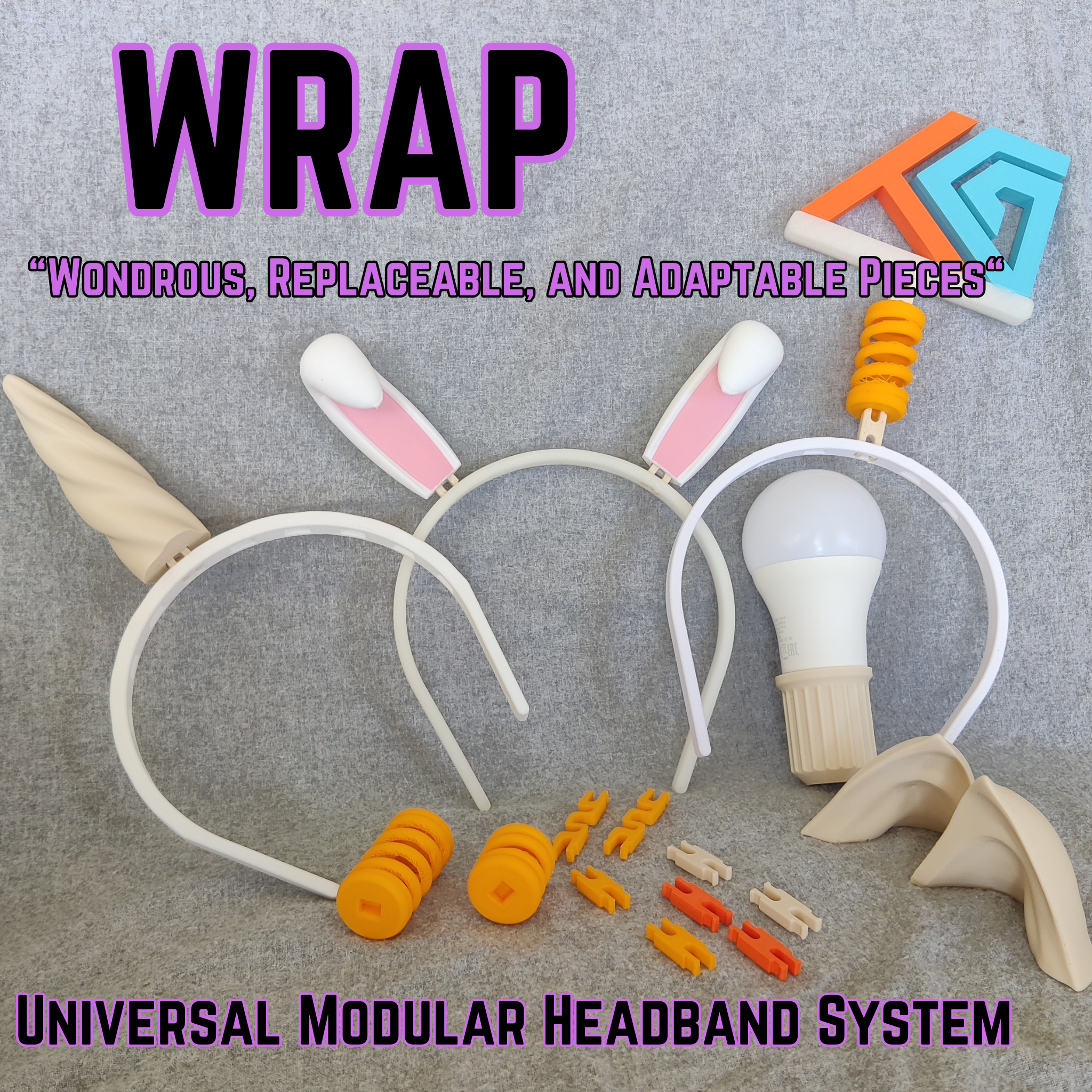 WRAP - Wondrous, Replaceable, and Adaptable Pieces