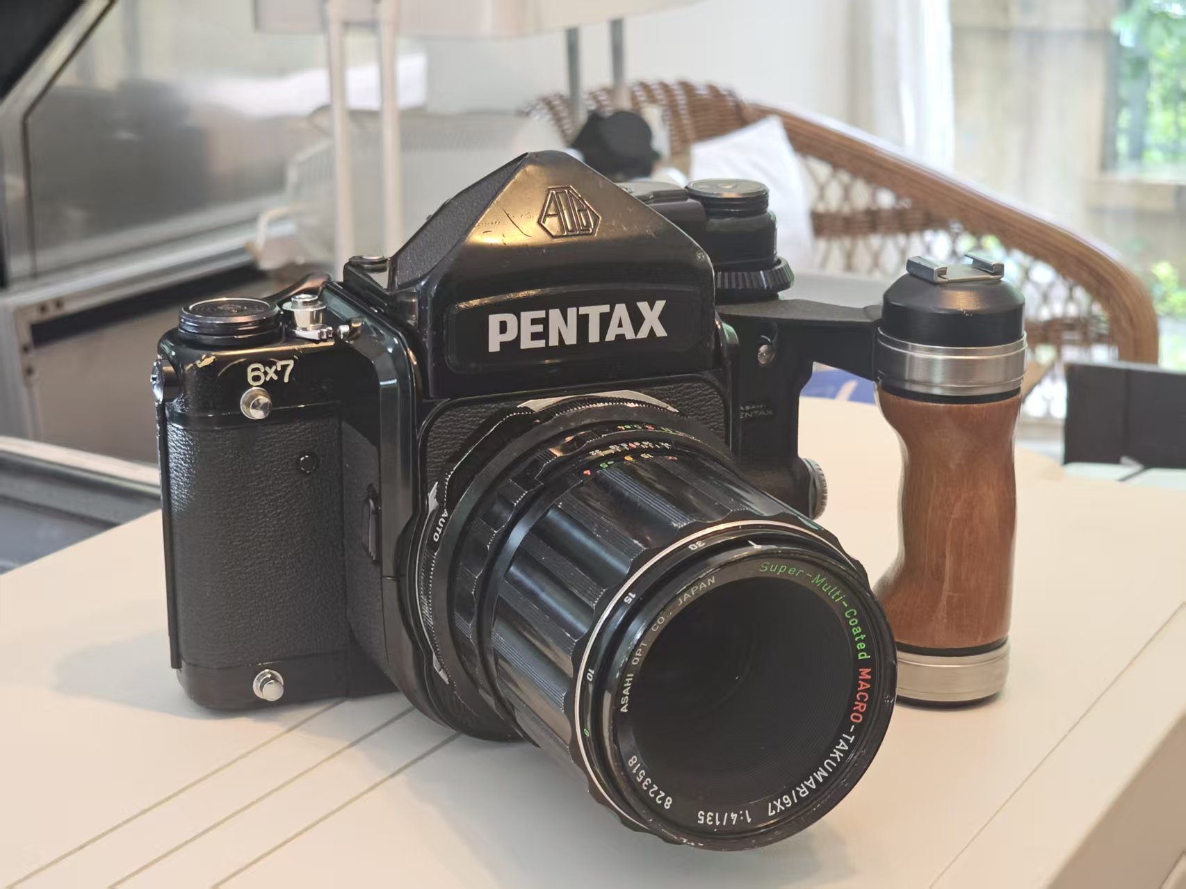Pentax 67 prism LOGO replcement
