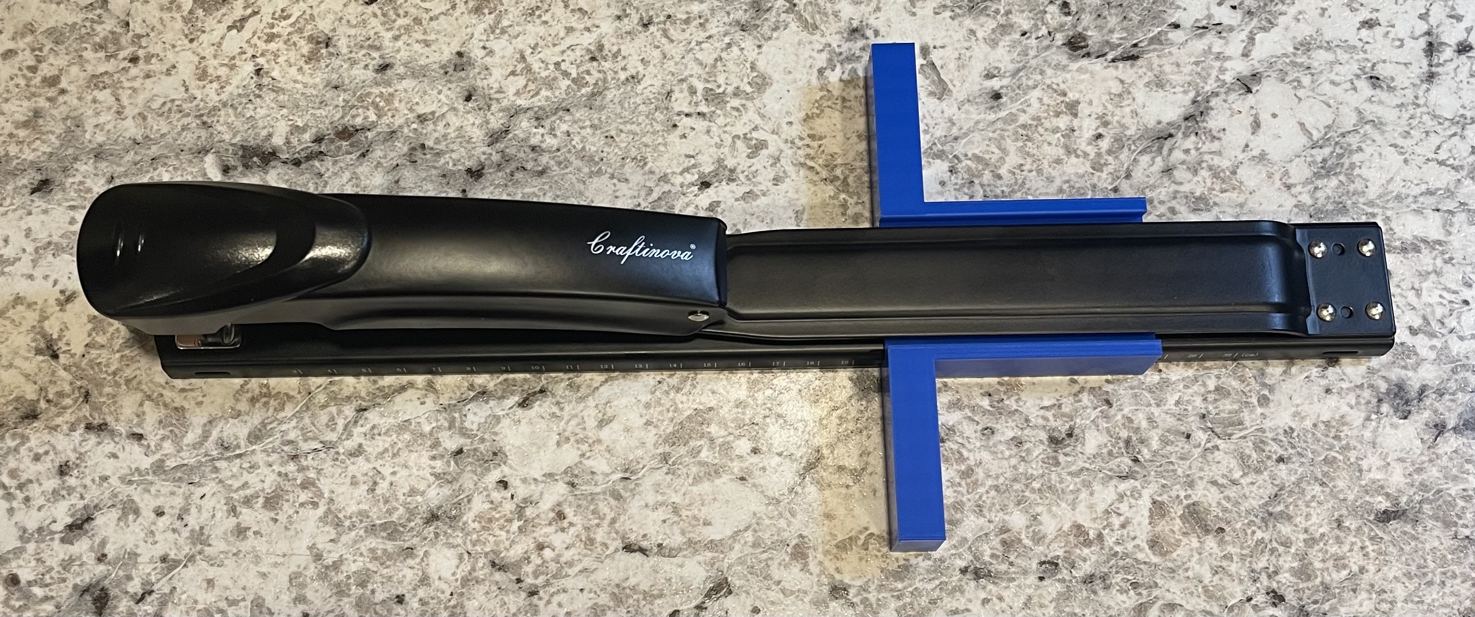 Craftnova long neck stapler square back gauge
