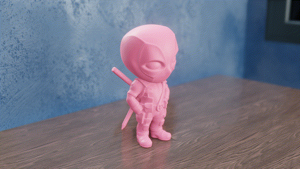 Miniatura 3 do modelo 3D Chibi Deadpool
