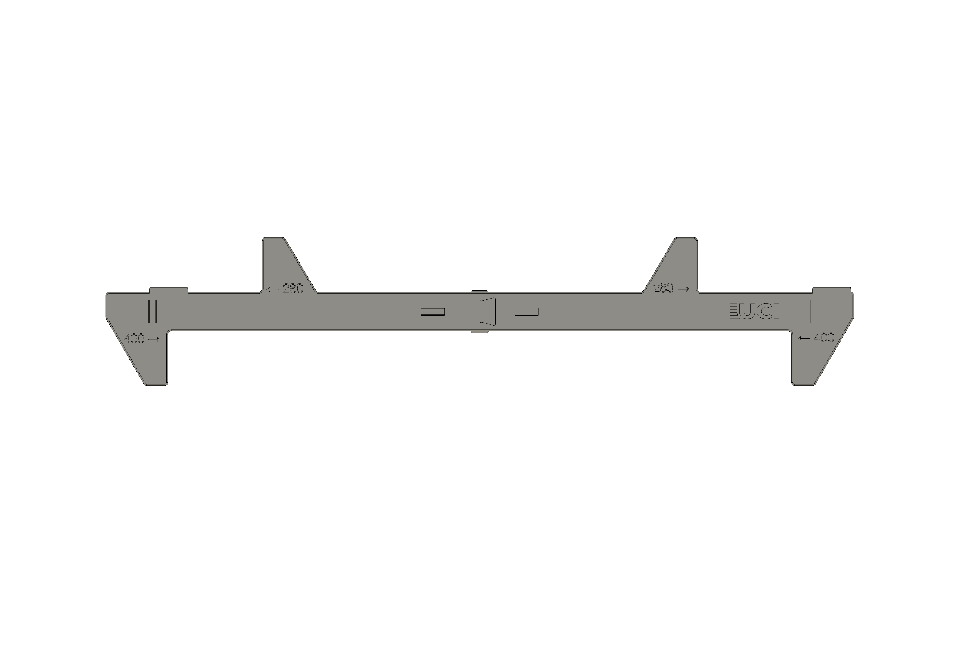 UCI handlebar minimum width measuring tool — miniatura 2
