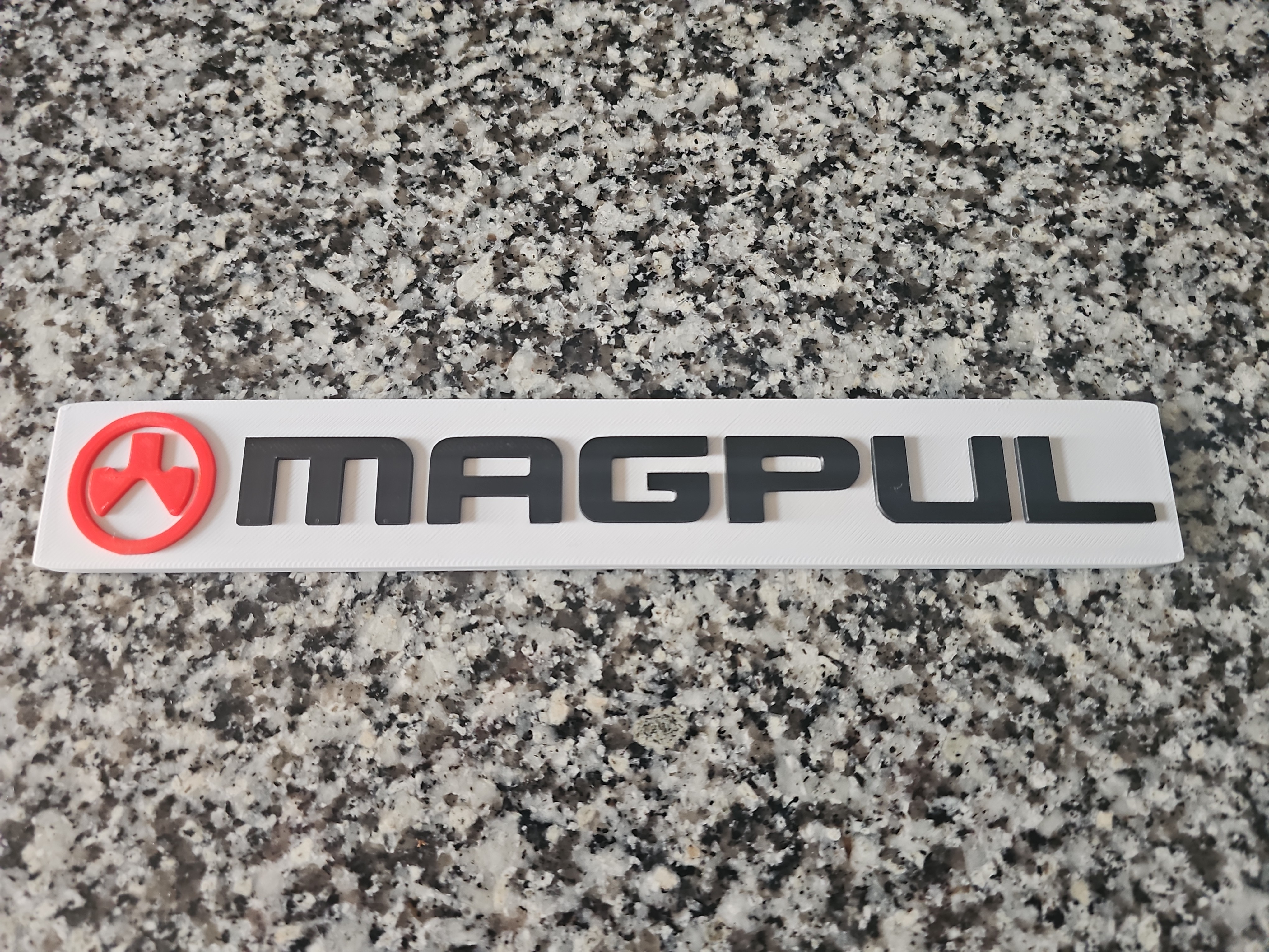 Basic Magpul Firearm Parts & Accessories 3D Wall Logo Plaque