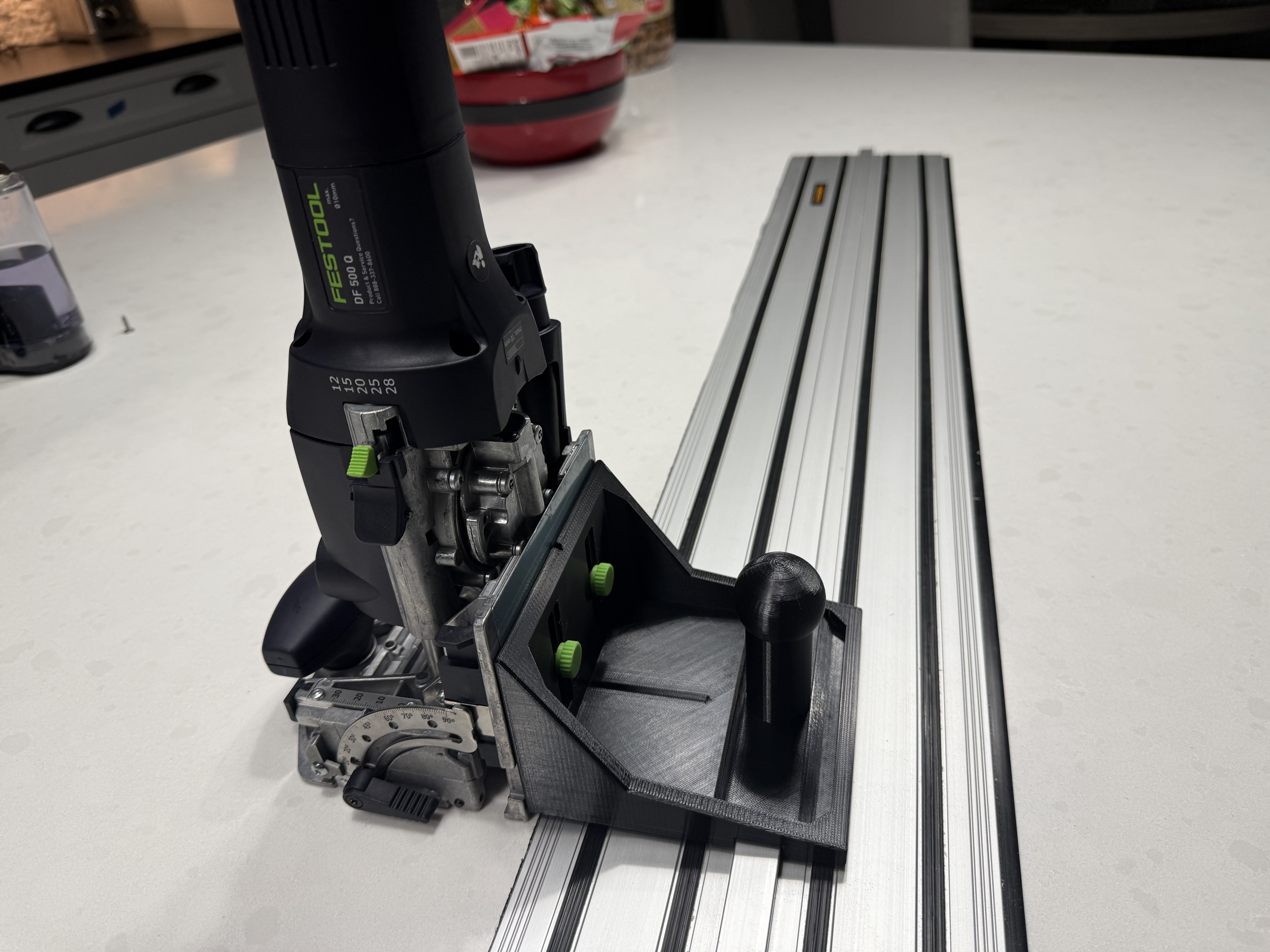 DeWalt Tracksaw Track- Festool Domino Track Guide with handle